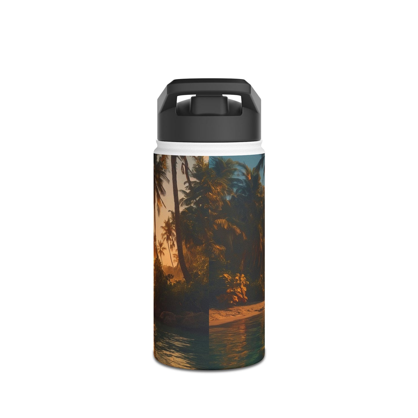 Cool Breeze Stainless Steel Water Bottle, Standard Lid