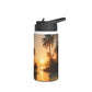 Cool Breeze Stainless Steel Water Bottle, Standard Lid